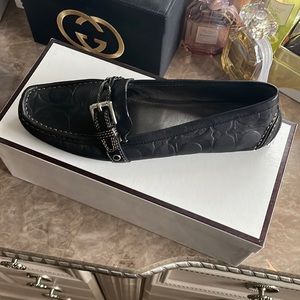 Womens coach leather loafers. Like new only worn once. Size 8.5